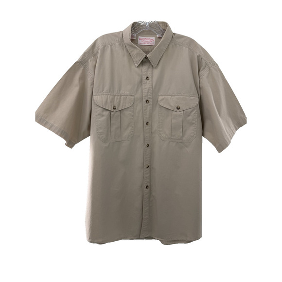 Filson Other - Filson Men's Classic Everyday Brown Collared Cotton Short Sleeve Button Up XXL